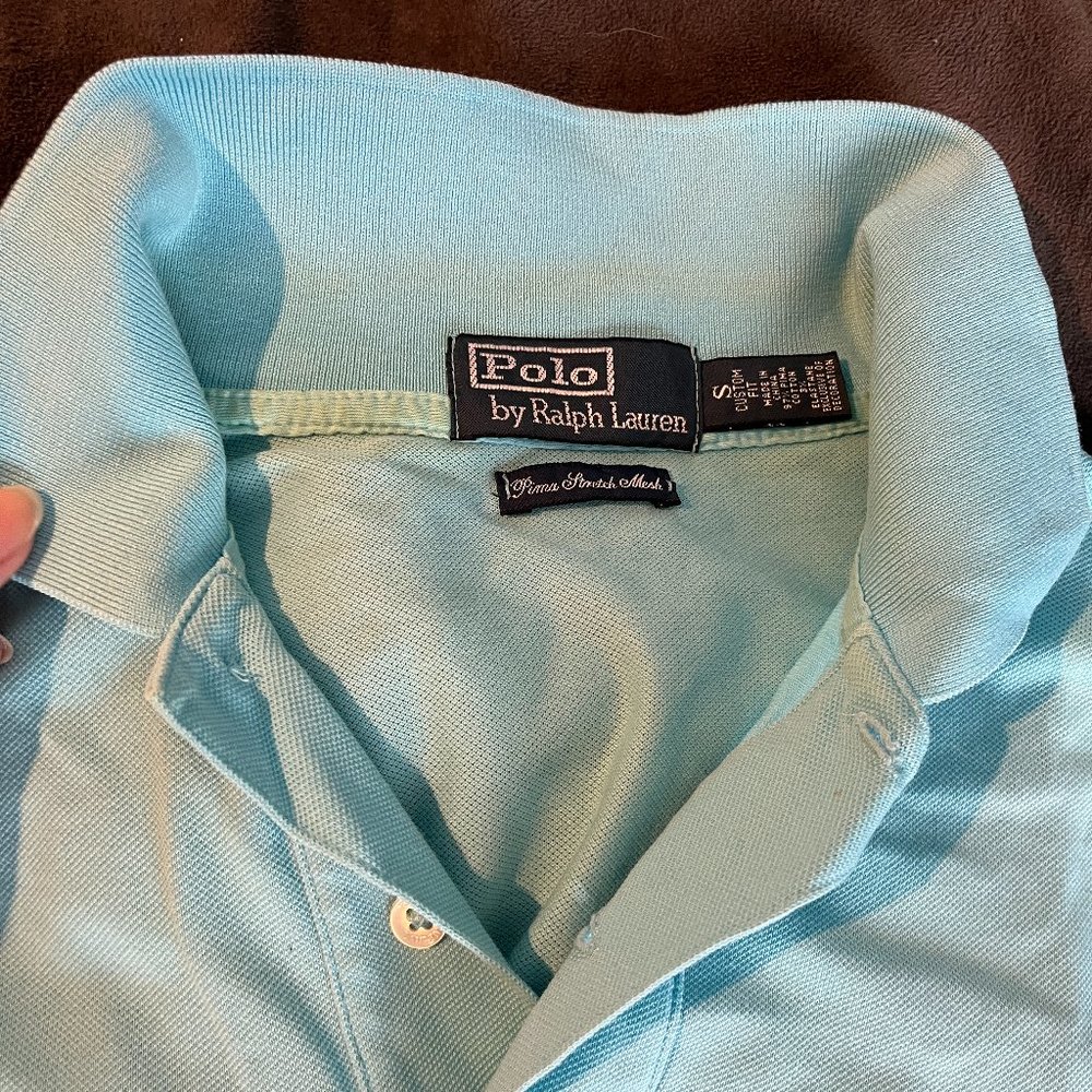 Baby/Light Blue Polo by Ralph Lauren Shirt